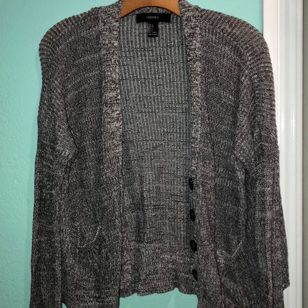 Grey cardigan from forever 21